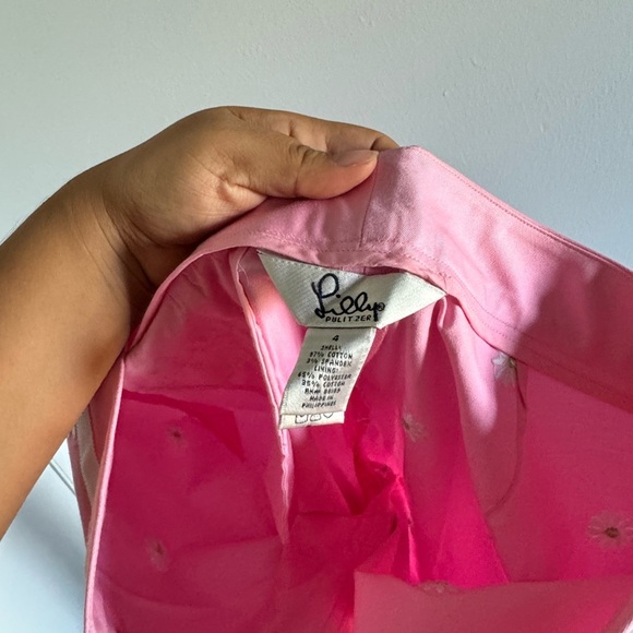 Lilly Pulitzer Pink Pants with White Embroidery - Picture 4 of 4